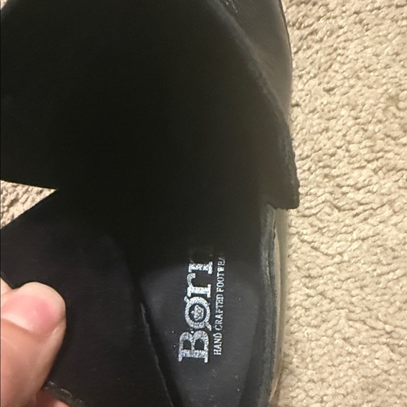 Born Black Ankle Boots - Picture 4 of 5